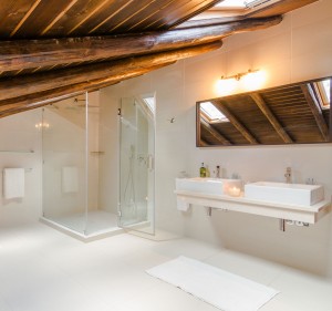 Luxury modern bathroom at retreat for yoga, weddings, holidays in Algarve Portugal